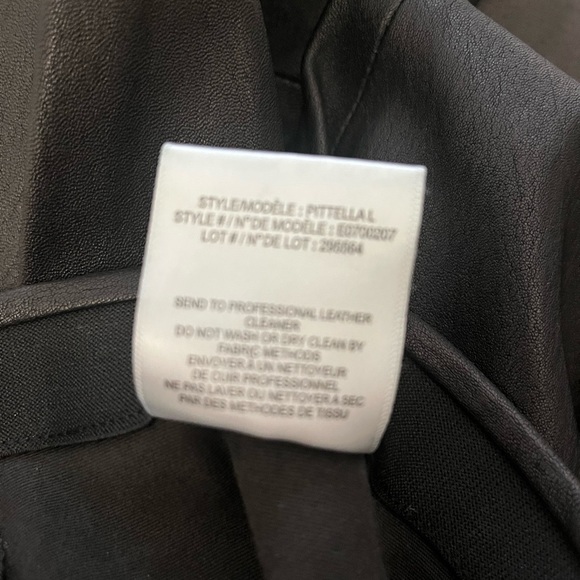 Theory Leather Leggings EUC - Picture 4 of 5